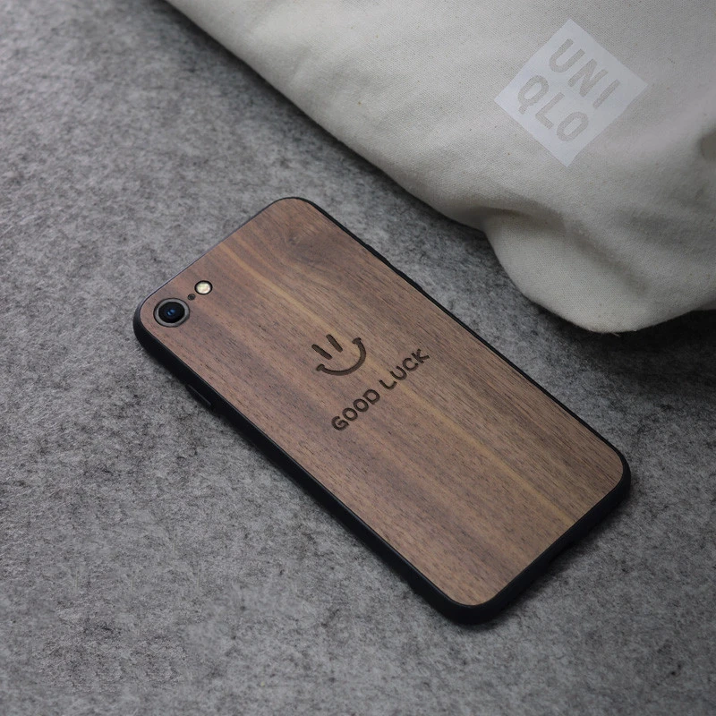 Compatible with Apple, Ultra-thin Apple 11 Mobile Phone Case Solid Wood Iphonexs All-inclusive Protective Cover