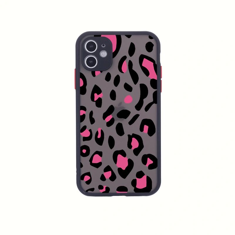 Ins Style Leopard Print New Type Skin Broken Point Personalized Mobile Phone Case