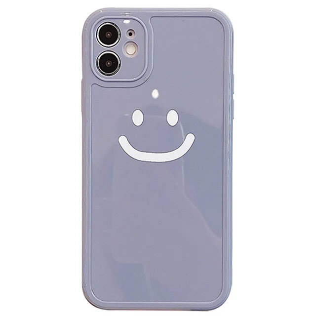 Simple smile for 12/11Pro/Max/miniX/XS/XR mobile phone case