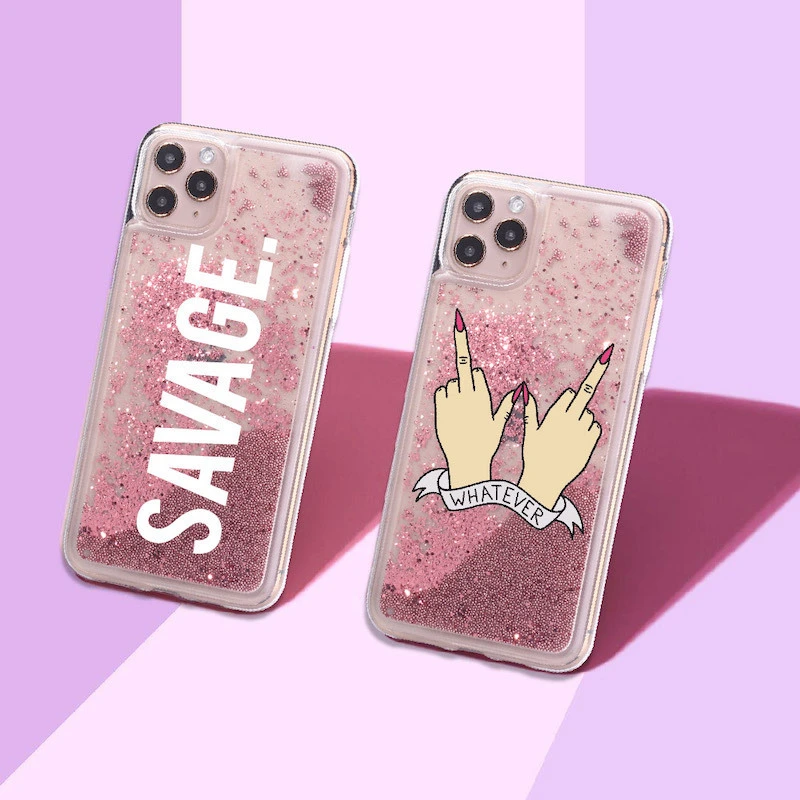 Do What You Love Liquid Glitter Case