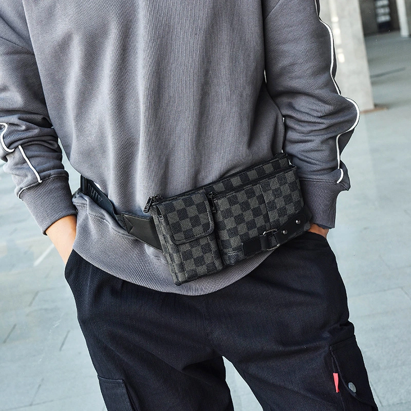 Men's Waist Bag Shoulder bag  Casual Korean Style Chest Bag  Cross-border Foreign Trade Men's Bag