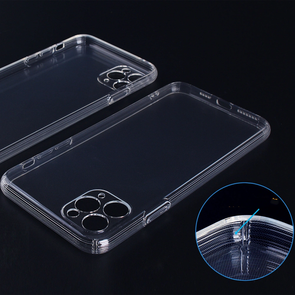 Thickened TPU Fine Hole Non-slip Transparent Mobile Phone Case