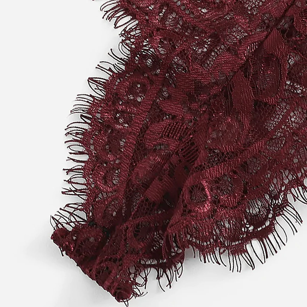 Transparent three-point seduction suit