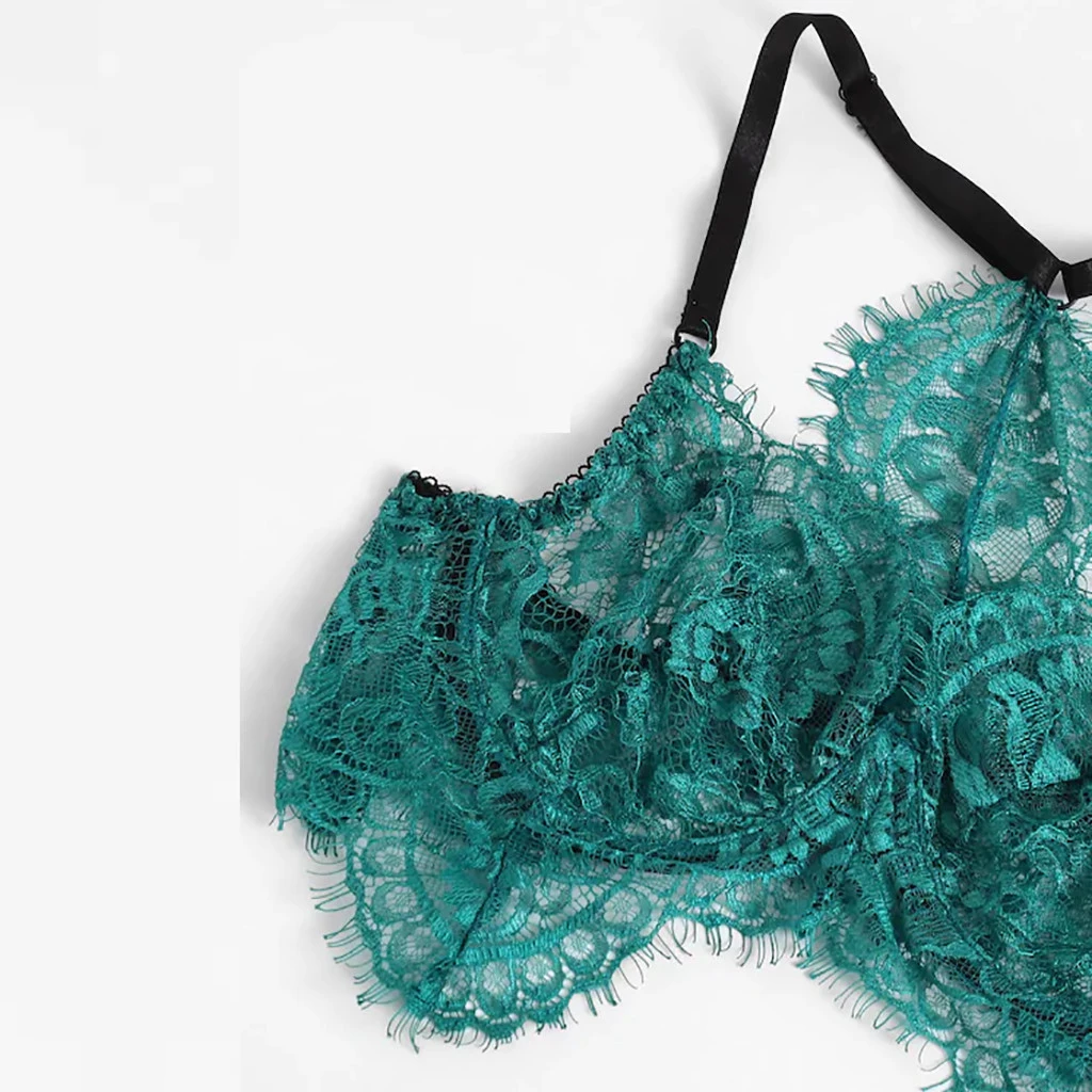 Transparent three-point seduction suit