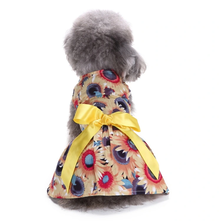 Polka Dot Pet Clothes Skirt Summer Dress Watermelon Skirt Pet Summer Dress Dog Clothes Strawberry Skirt