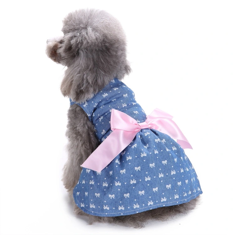 Polka Dot Pet Clothes Skirt Summer Dress Watermelon Skirt Pet Summer Dress Dog Clothes Strawberry Skirt