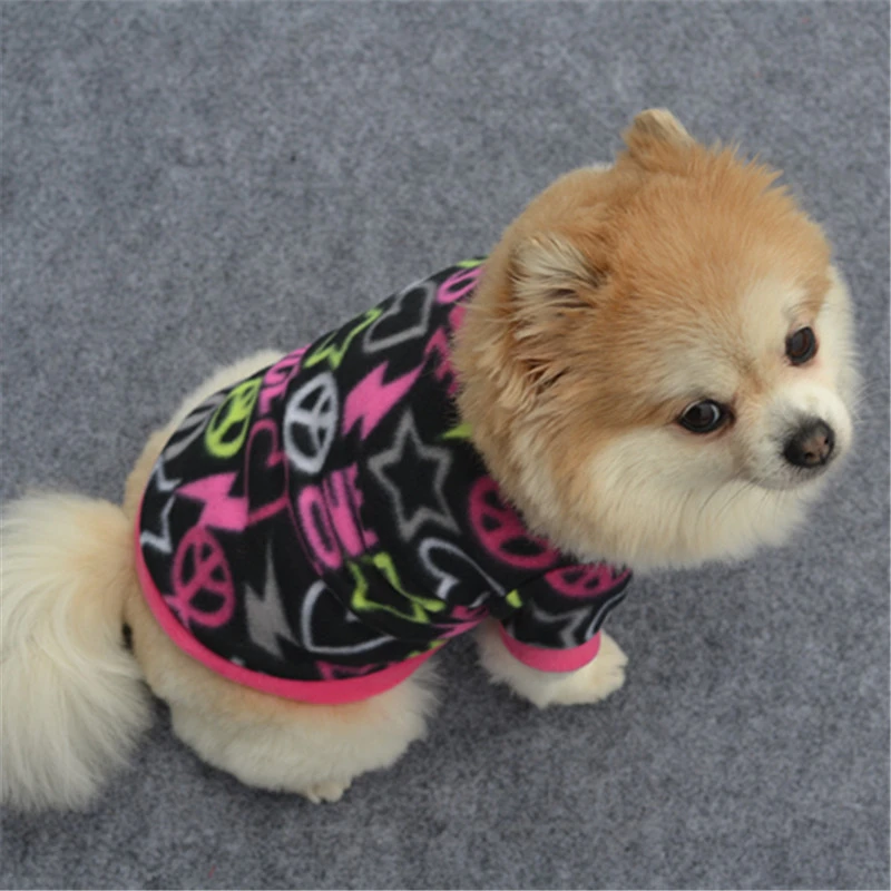 Pet Clothes Dog Spring And Autumn Warm Fleece Clothing