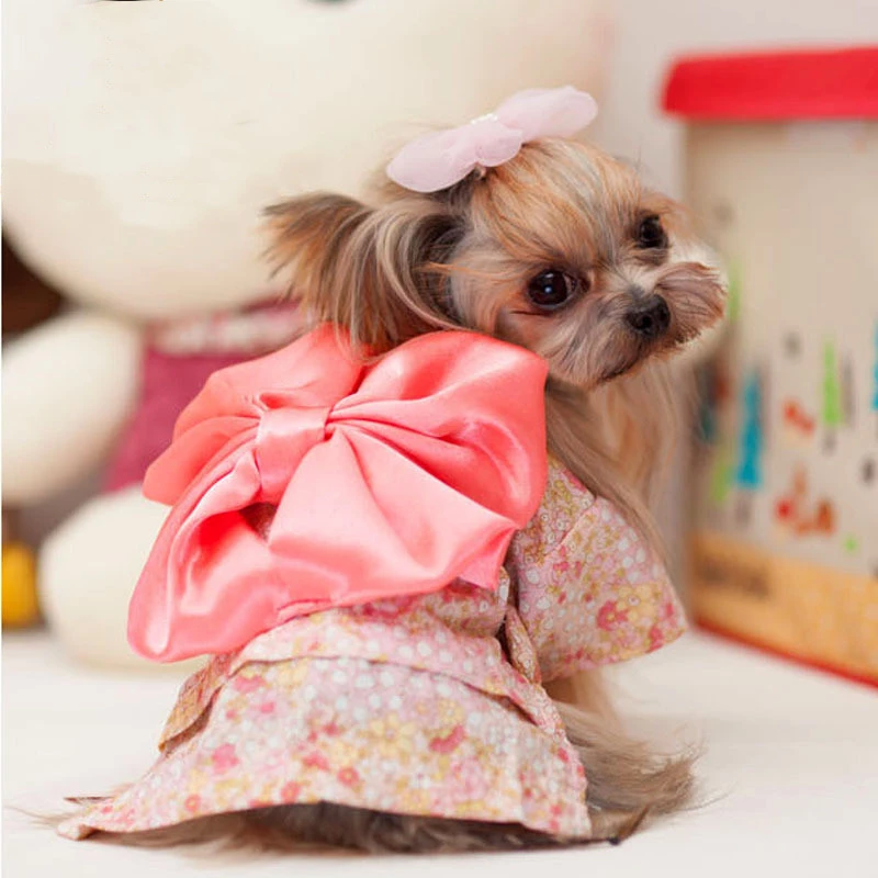 Idyllic Floral Cat Dog Pet Clothes