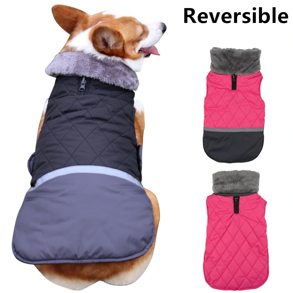 Plush Lapel Pet Clothes Double-sided