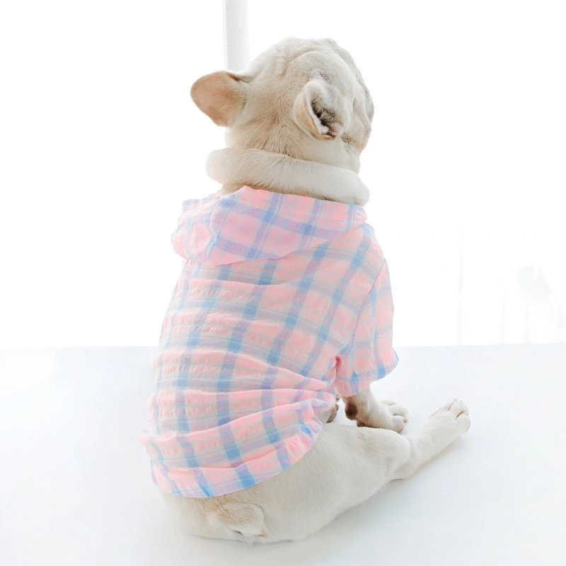 Plaid Teddy Fadou Schnauzer Clothes