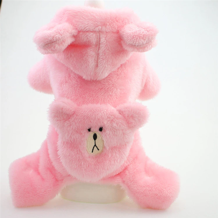 Pet Clothes Autumn And Winter Clothes Puppy Dog Clothes Thickened Plus Velvet