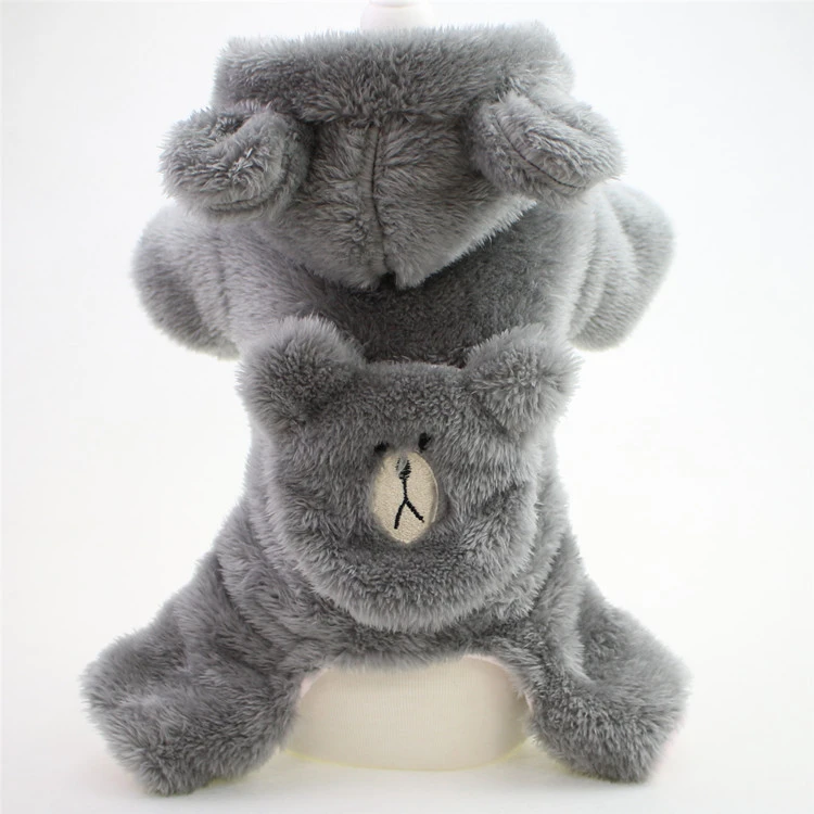 Pet Clothes Autumn And Winter Clothes Puppy Dog Clothes Thickened Plus Velvet