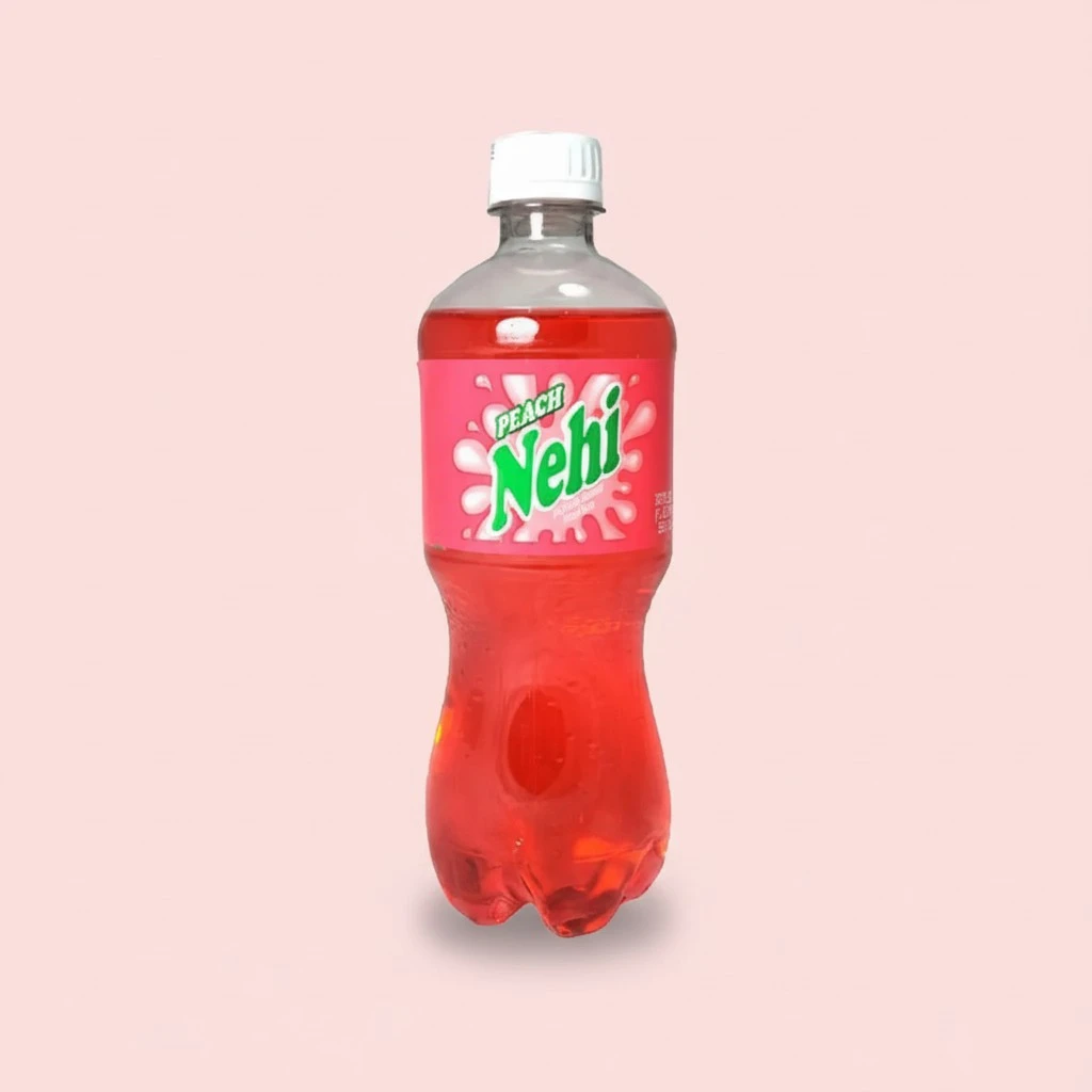 Nehi Peach Soda, 20oz Bottle (Pack of 10, Total of 200 Fl Oz)