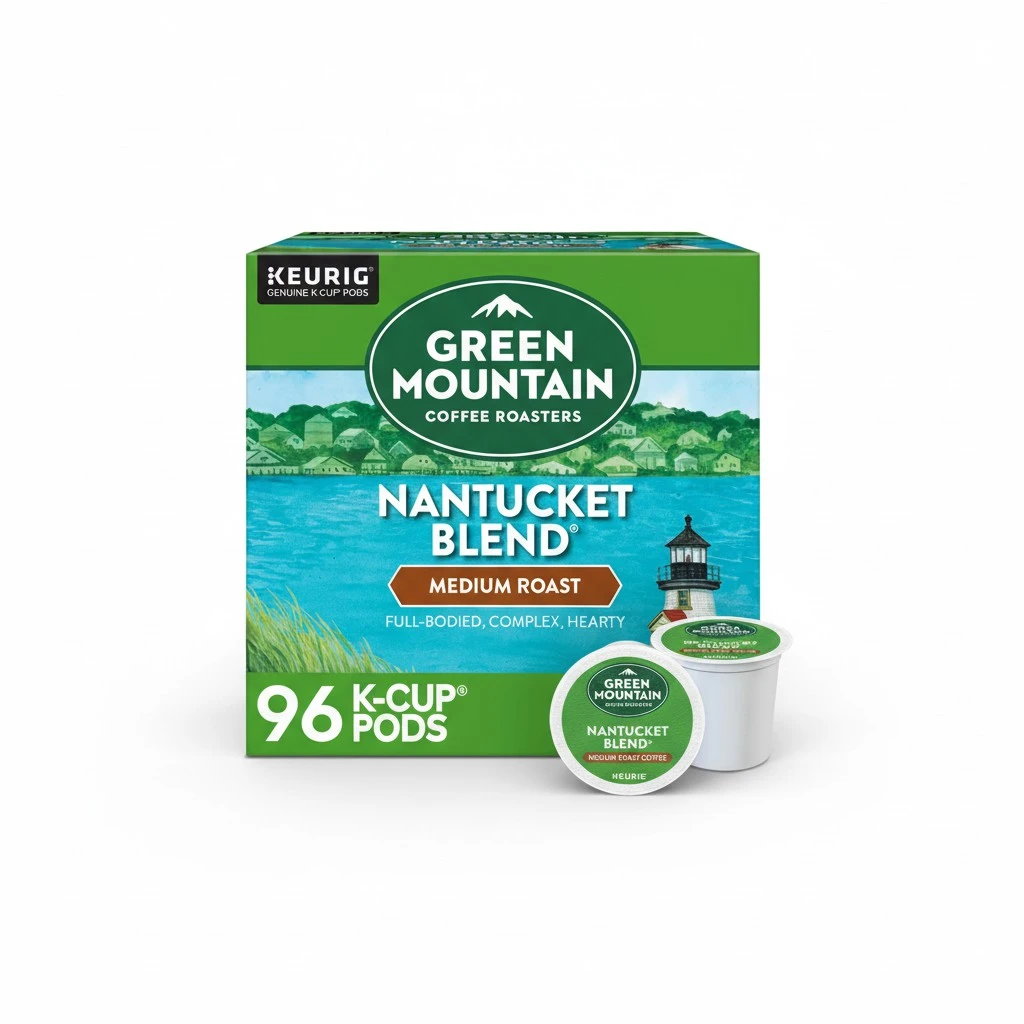 Green Mountain Coffee Roasters Nantucket Blend Keurig Single-Serve K-Cup Pods, Medium Roast Coffee, 96 Count