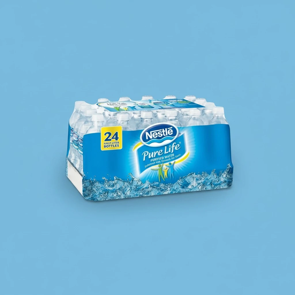 Nestlé® Pure Life® Bottled Purified Water, 16.9 oz. Bottles, 24/Case