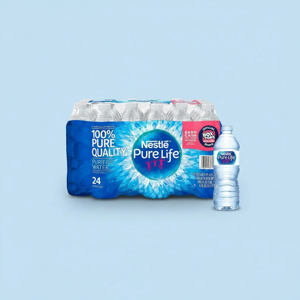 Pure Life, Purified Water, 16.9 Fl Oz, Plastic Bottled Water, 24 Pack
