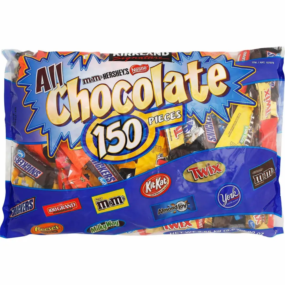 Candy Geek 8lb Chocolate Funsize Bulk Candy Box