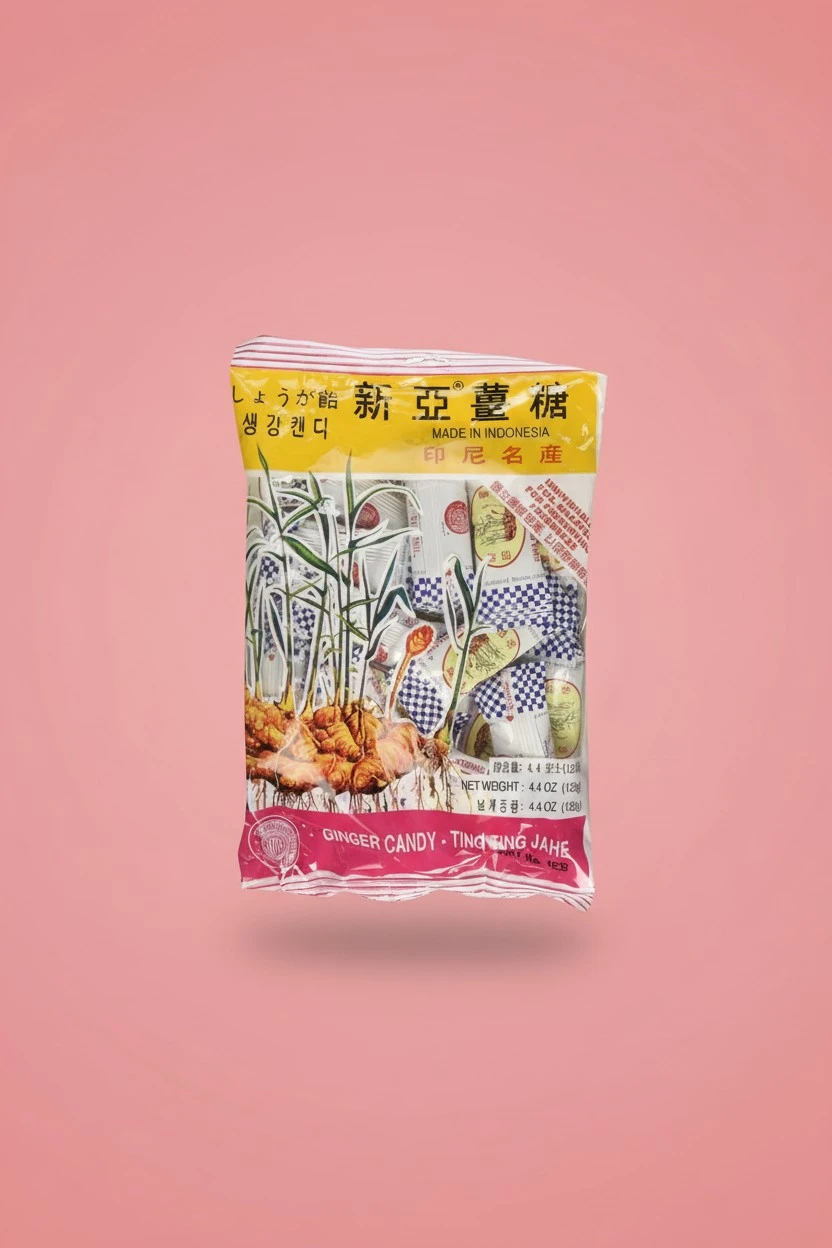 Ting Ting Jahe Ginger Candy, 4.4 ounces, pack of 4