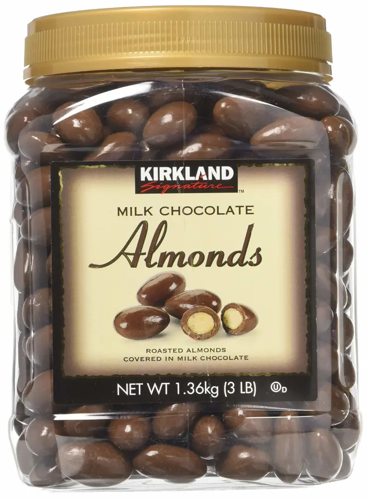 Kirkland Signature Milk Chocolate Roasted Almonds, 1 Pack