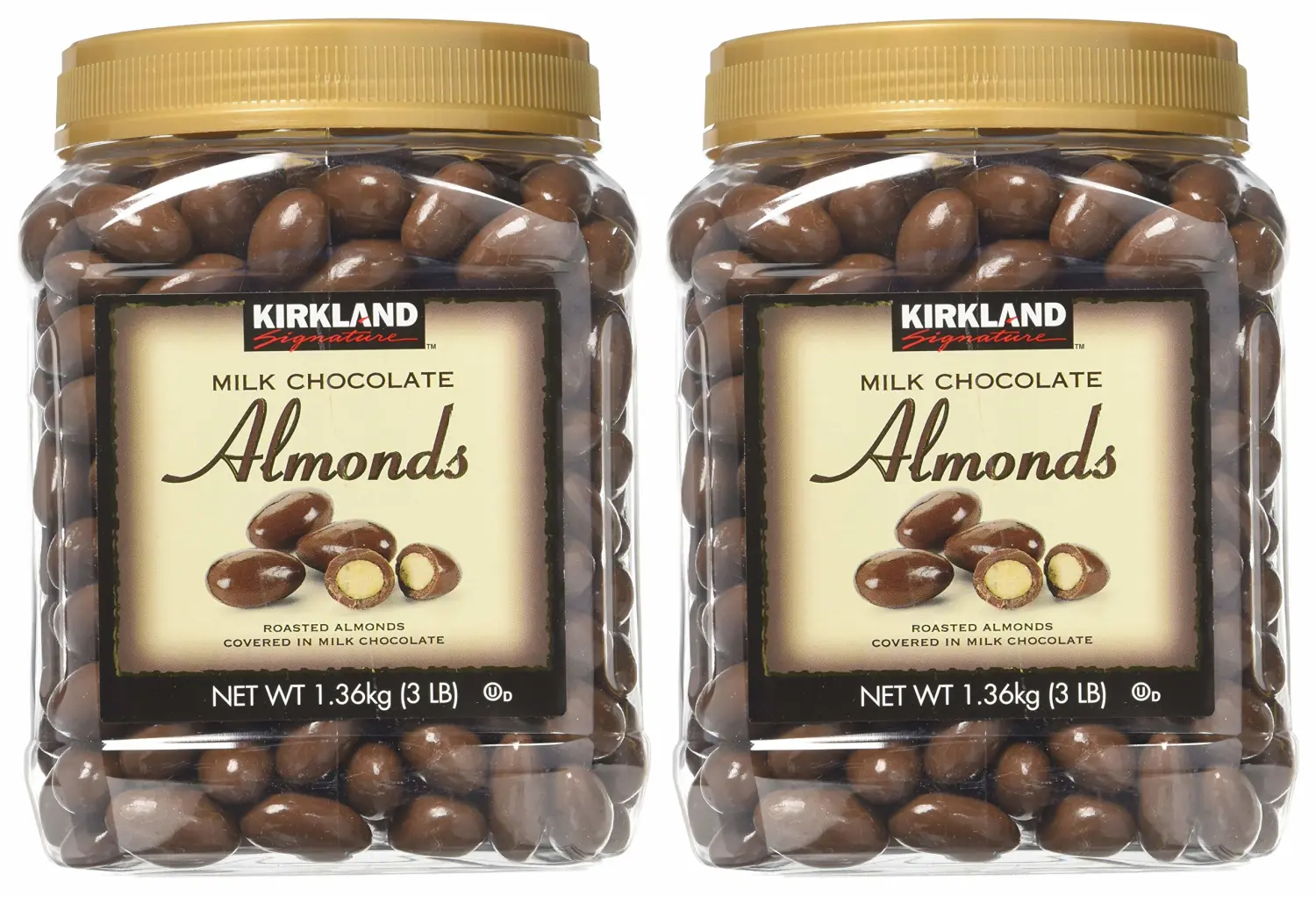 Kirkland Signature Milk Chocolate Roasted Almonds, 1 Pack