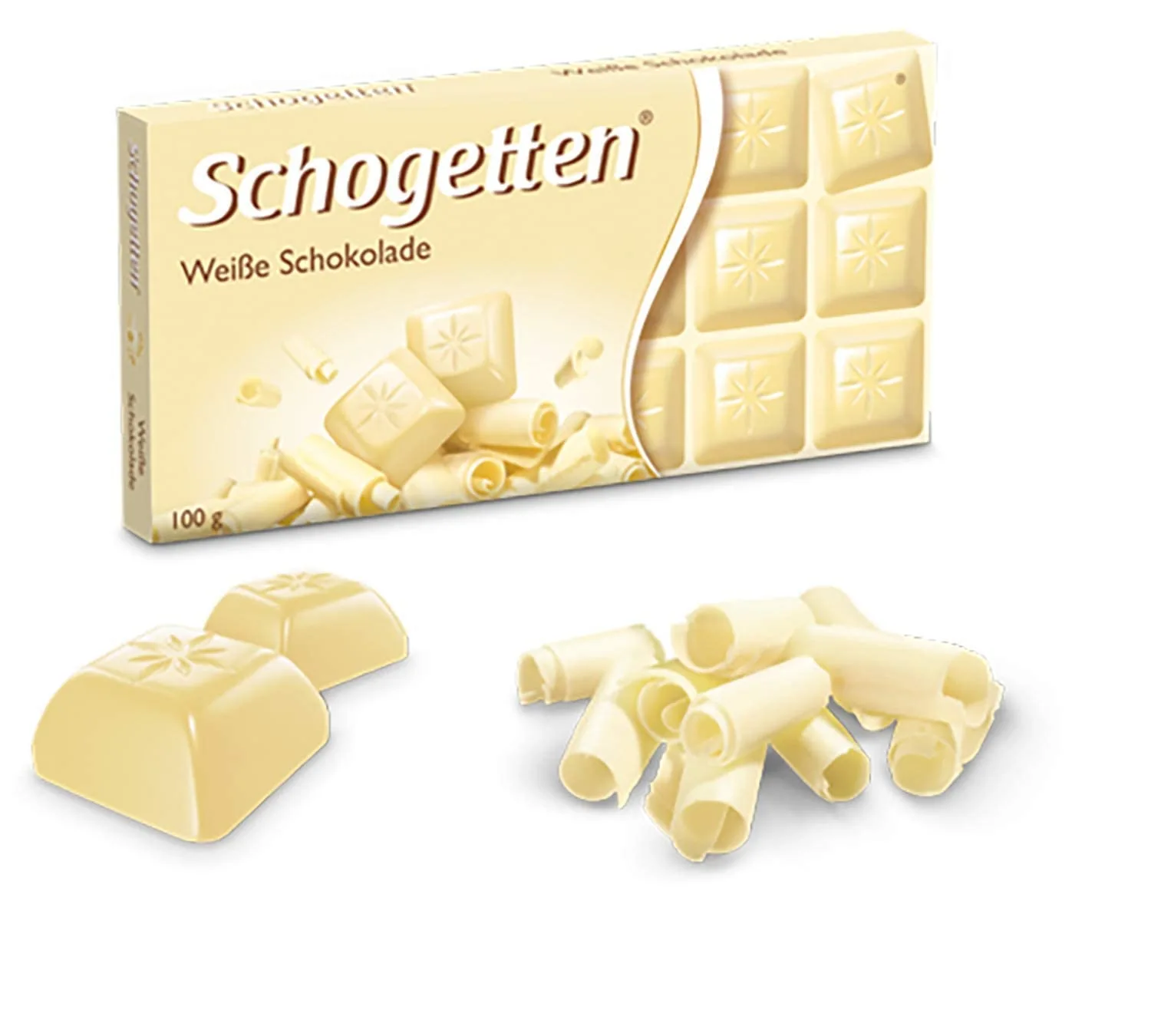 Schogetten German Chocolate (Pack of 3) (White Chocolate),100 grams