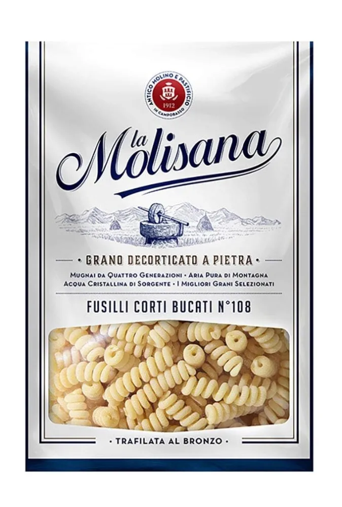 La Molisana Pasta Fusilli Bucati Cort, 1 Pound (Pack of 1)