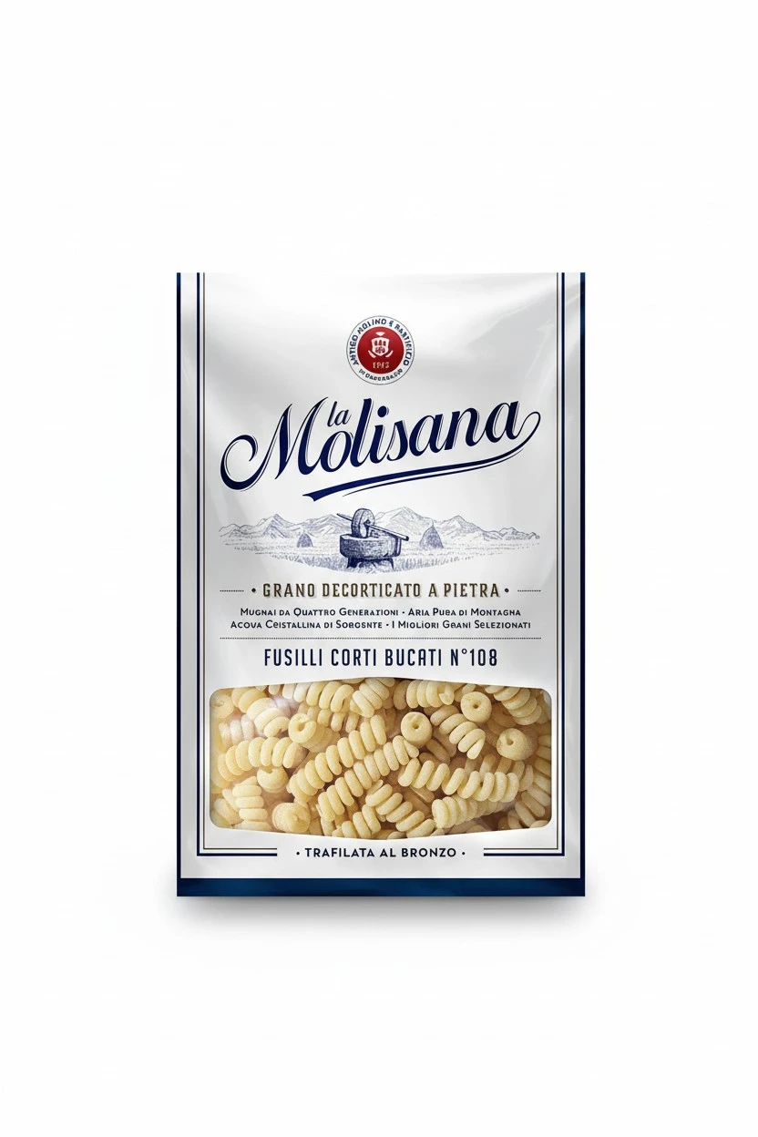 La Molisana Pasta Fusilli Bucati Cort, 1 Pound (Pack of 1)