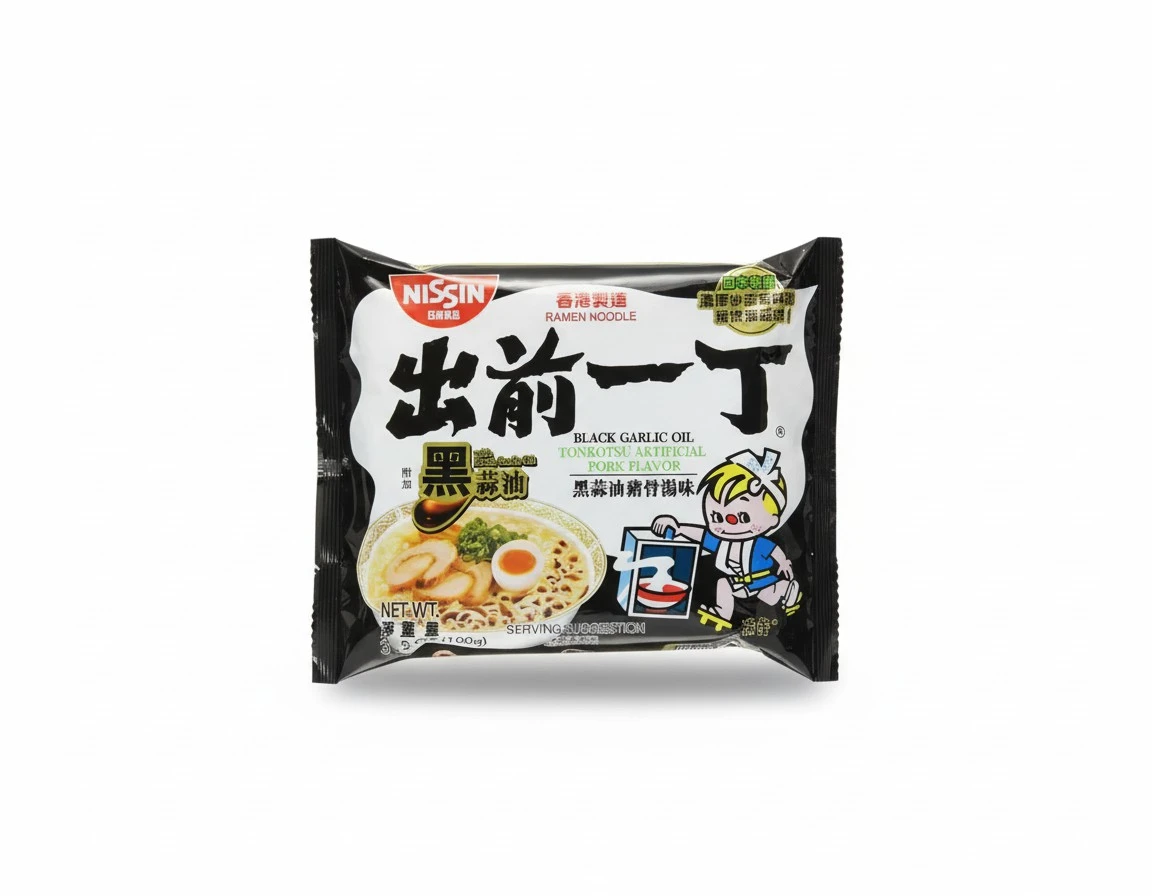 Nissin Demae Black Garlic Oil Instant Ramen Noodles, 3.5 Ounce (Pack of 30)
