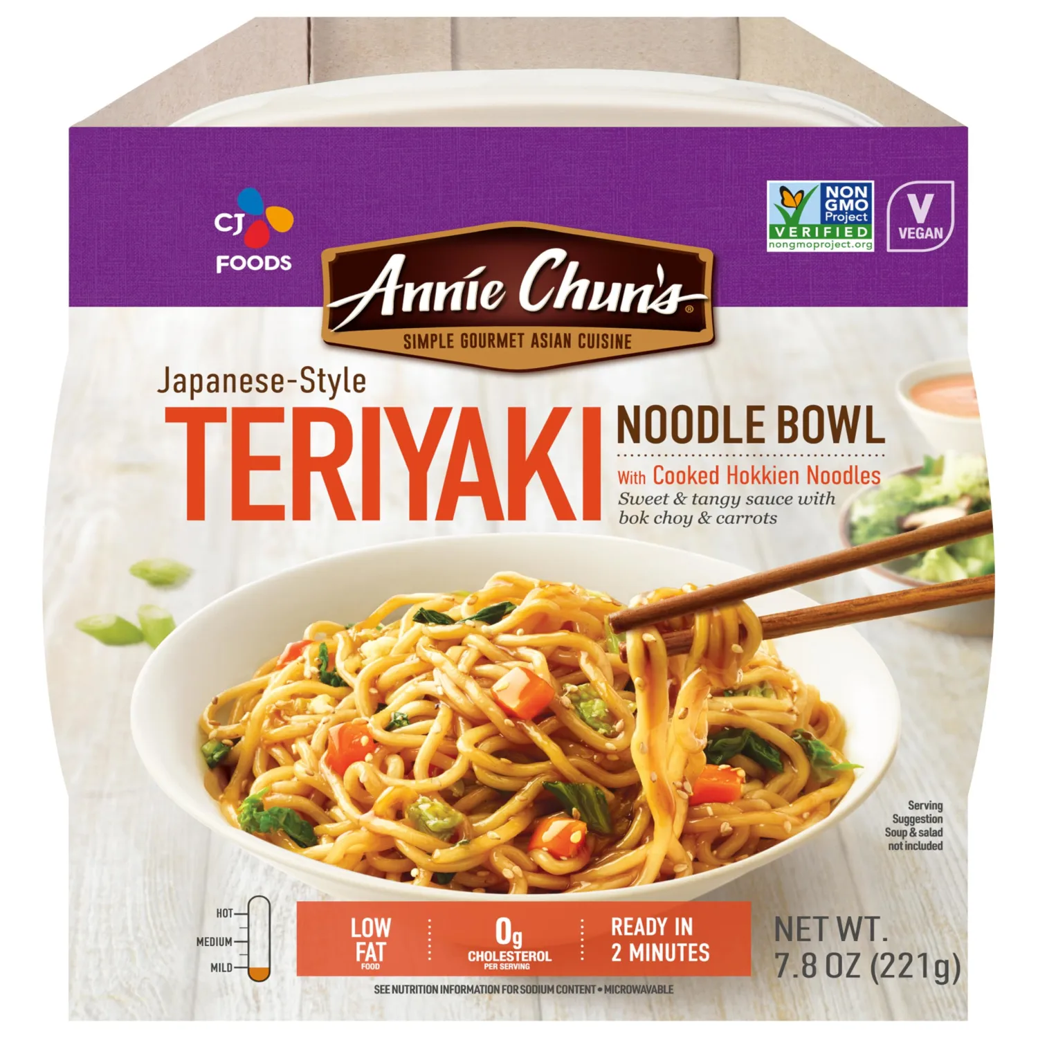 Annie Chun's Noodle Bowl, Japanese-Style Teriyaki, Non GMO, Vegan, 7.8 Oz (Pack of 6)