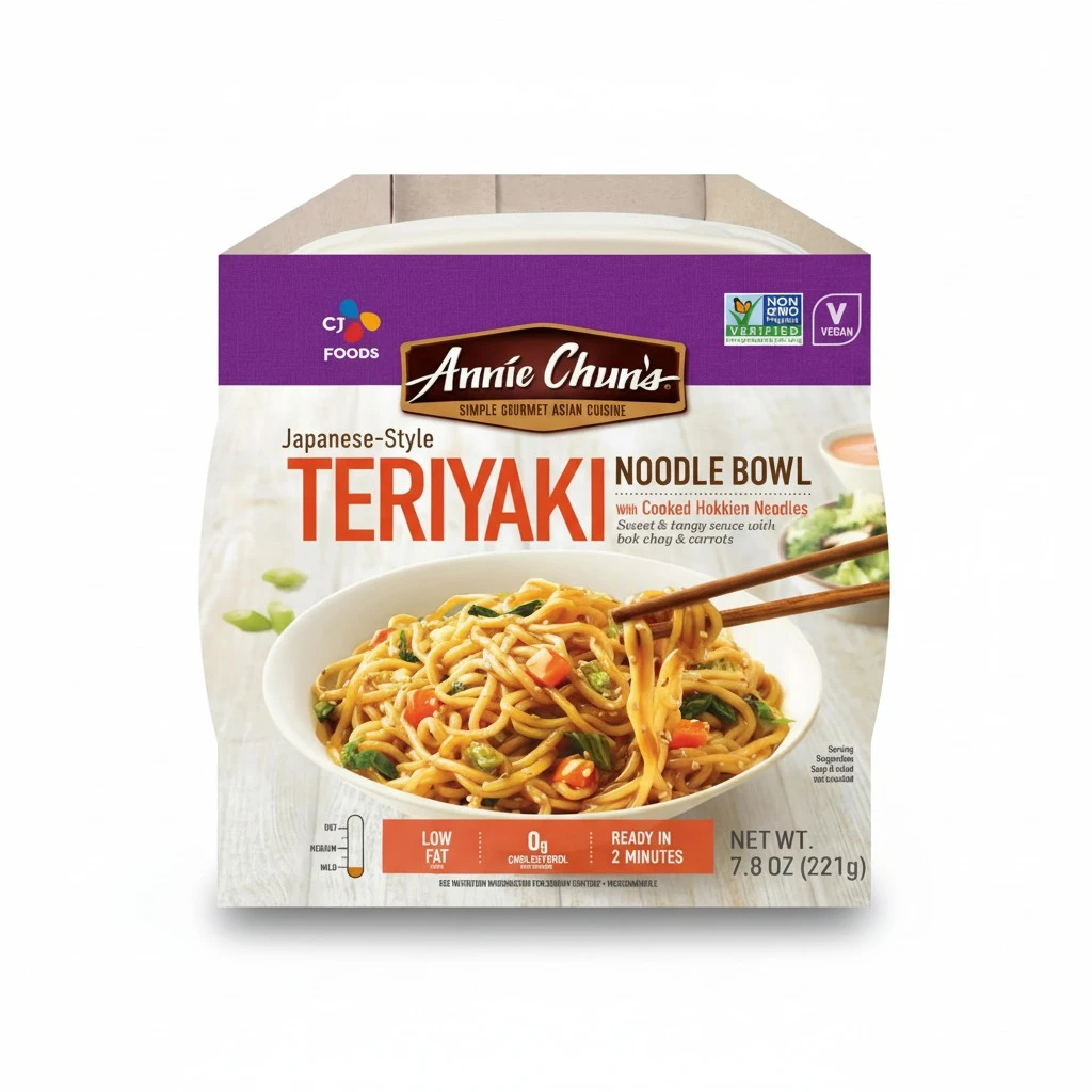 Annie Chun's Noodle Bowl, Japanese-Style Teriyaki, Non GMO, Vegan, 7.8 Oz (Pack of 6)