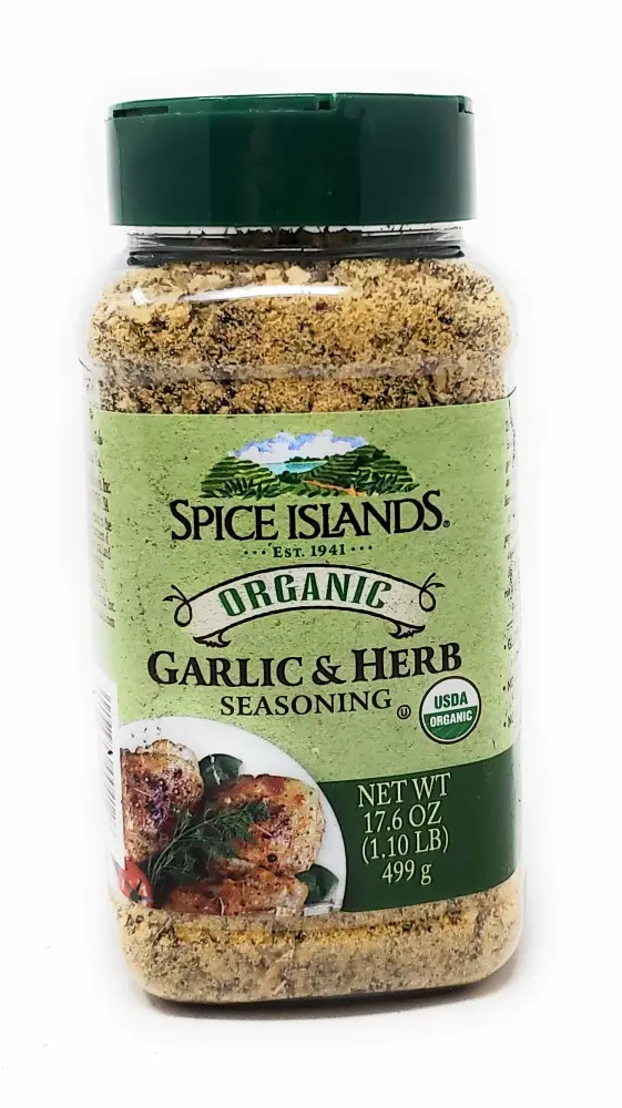 Spice Islands Organic Garlic & Herb Seasoning 17.6oz