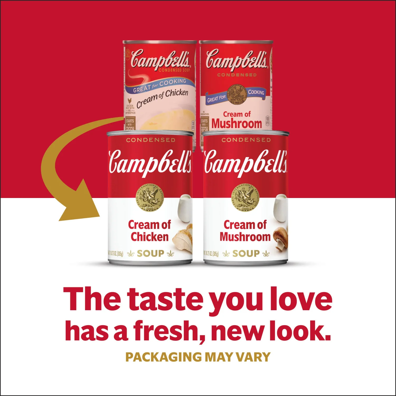 Campbell's Condensed Cream Soup Variety Pack, 10.5 oz. Can, (Pack of 6)