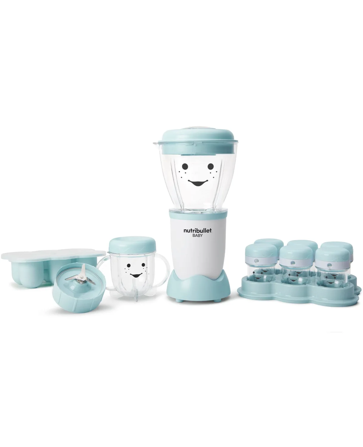 NutriBullet NBY-50100 Baby Complete Food-Making System, 32-Oz, Blue