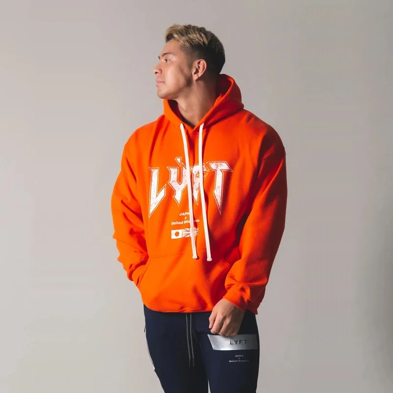 Fashion Simple Men's Hedging Hooded Sweater