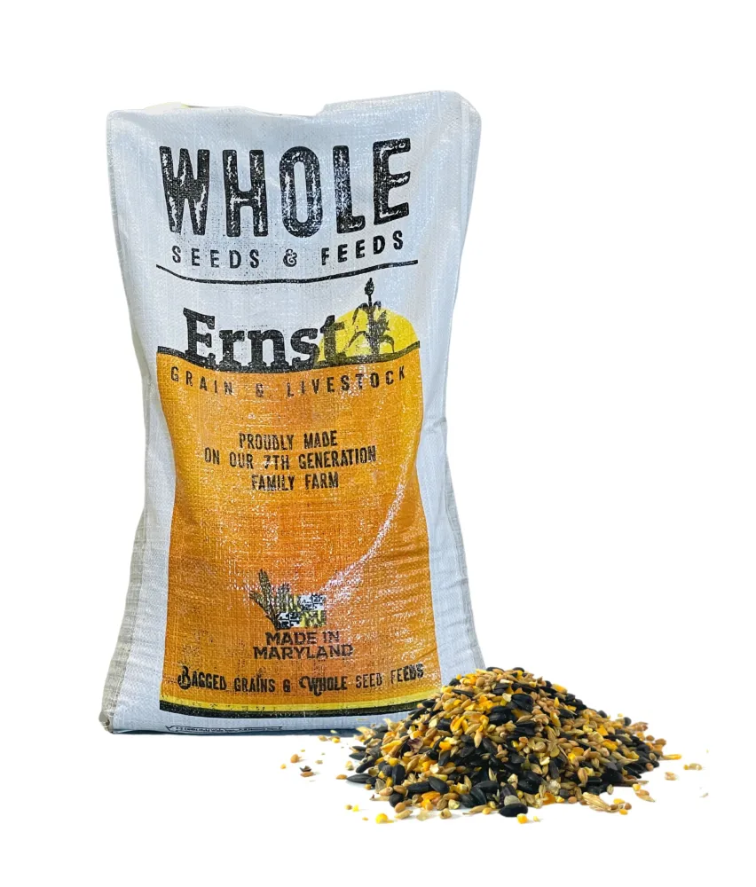 Ernst Grain & Livestock's Bird and Wildlife Feed – Perfect for Birds, Ducks, Squirrels, Turkeys, Rabbits, Geese, and Deer – Non-GMO Wild Animal & Bird Feed for Outside Feeders (25lb Bag)