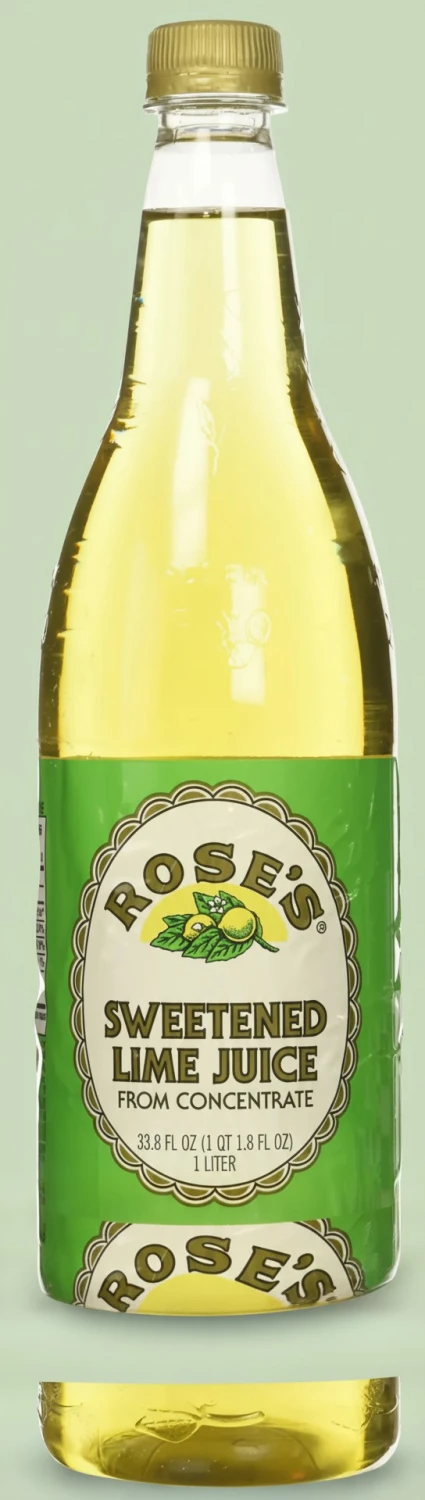 Rose’s Sweetened Lime Juice, 1 Liter (33.8 Fluid Ounces) Plastic Bottle (Pack of 2)