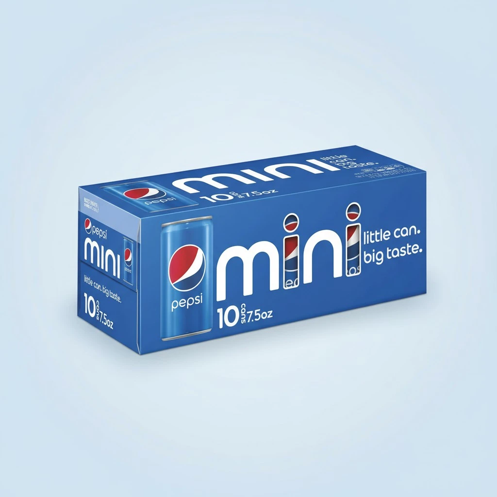 Pepsi Mini Cans, 7.5 Ounce, 10 Count