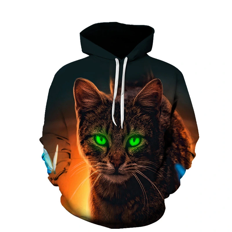 Digital Printing Casual Couple Sports Hoodie Sweater Baseball Uniform