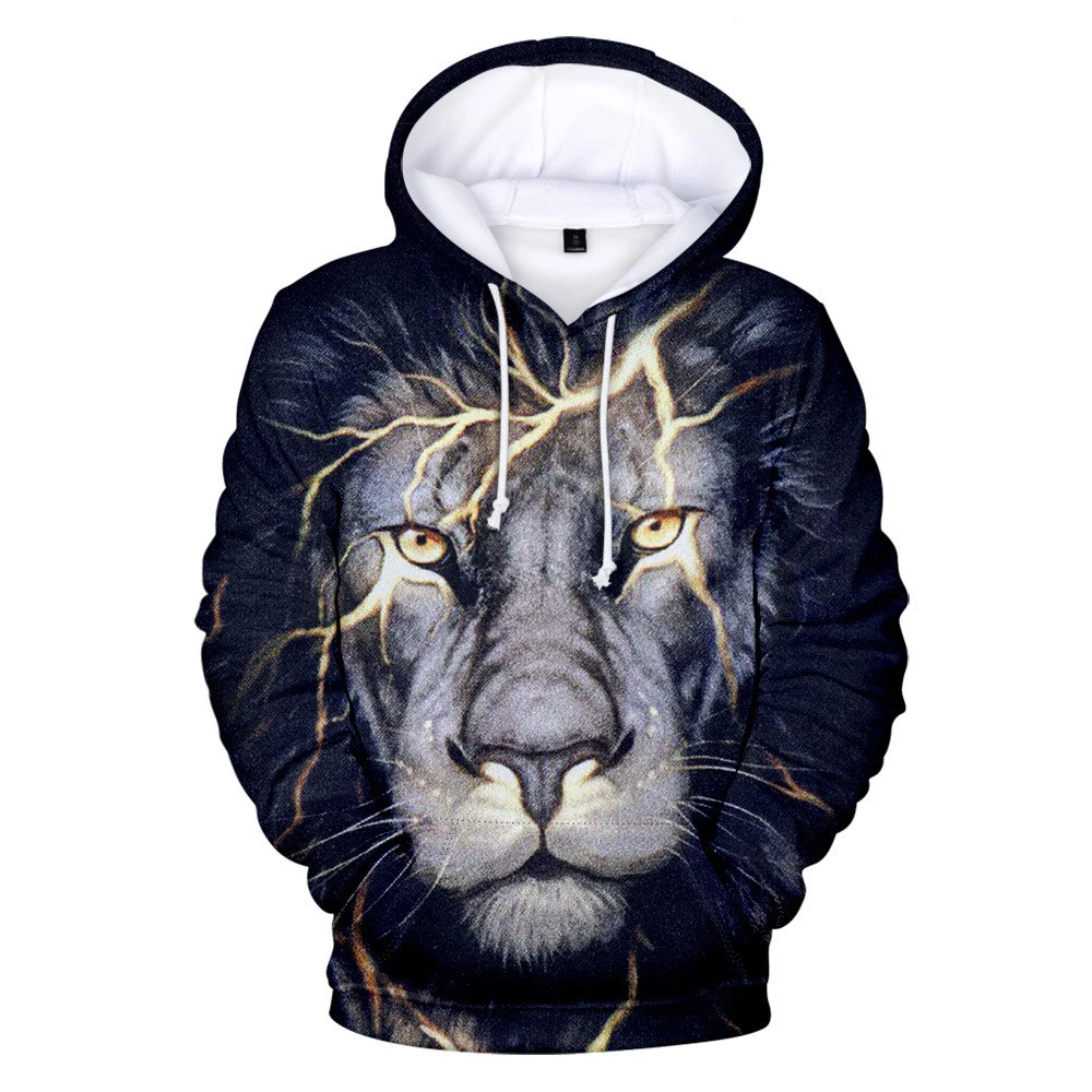 Color Printing Men's and Women's Hooded Hooded Jacket Clothes