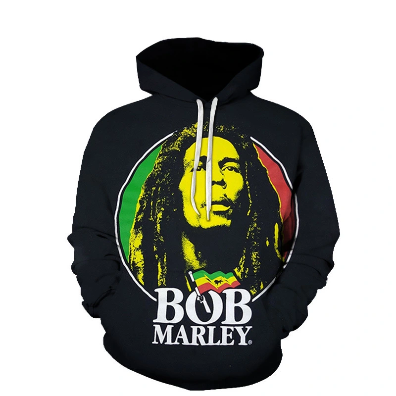 Printed Loose Sweatshirt Hooded Baseball Uniform