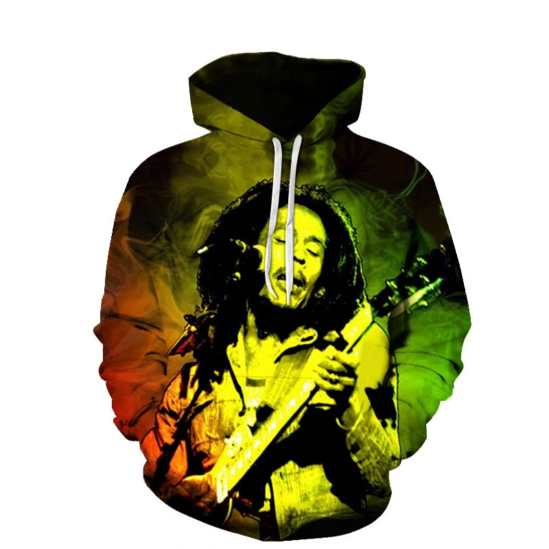 Printed Loose Sweatshirt Hooded Baseball Uniform
