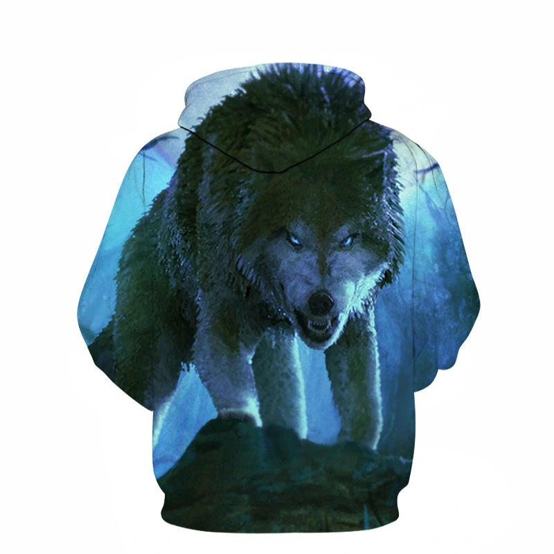3D Digital Printing Loose Sports Casual Sweatshirt Hoodie