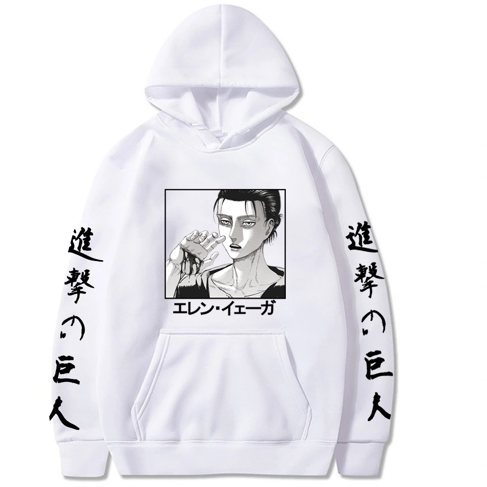 New Men's Printed Hooded Sweatshirt 