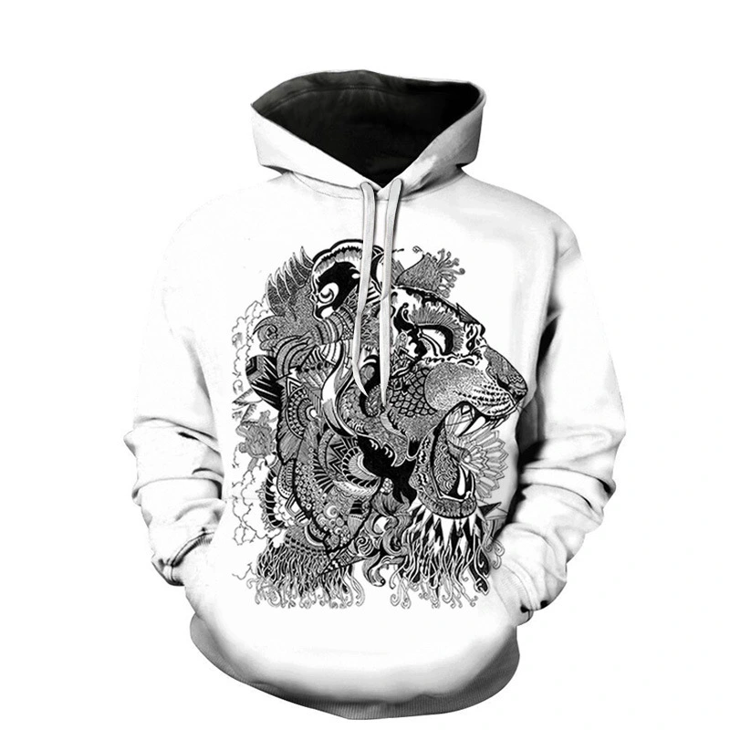 Cross-Border Fashion Spring And Autumn 3D Digital Printing Sports Men'S And Women'S Casual Hooded Sweater Baseball Uniform