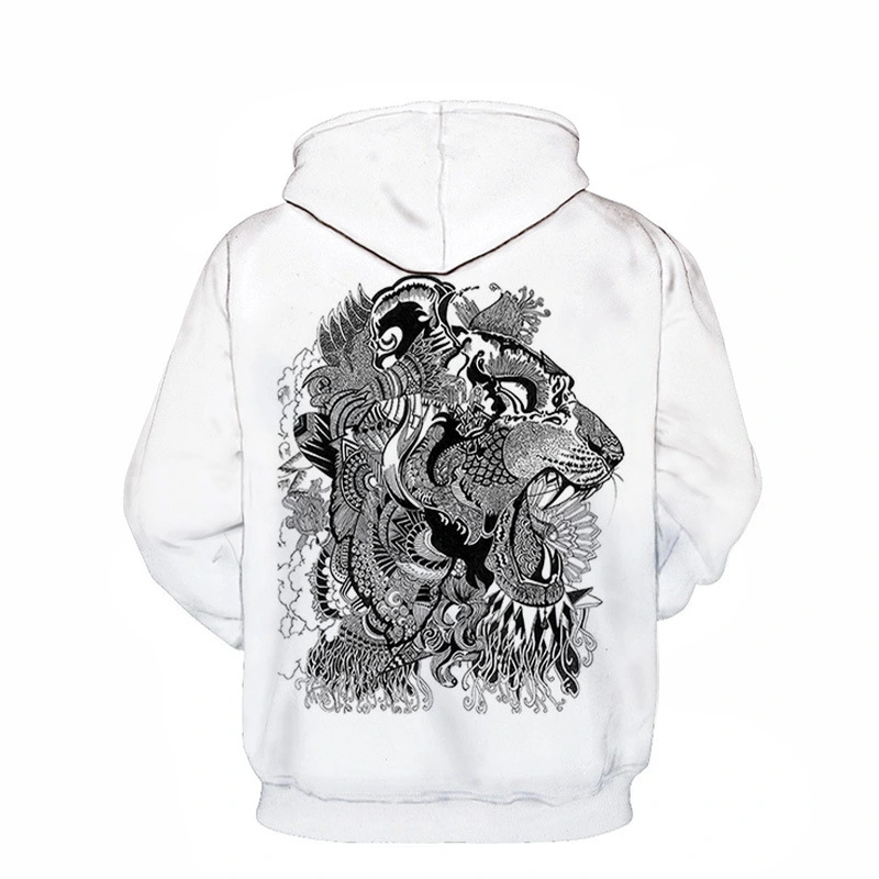 Cross-Border Fashion Spring And Autumn 3D Digital Printing Sports Men'S And Women'S Casual Hooded Sweater Baseball Uniform