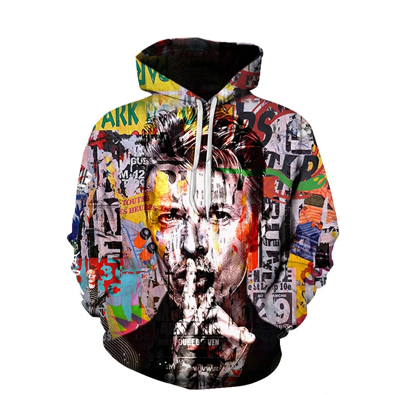 Cross-Border Fashion Spring And Autumn 3D Digital Printing Couple Wear Casual Sweater Hoodie Baseball Uniform