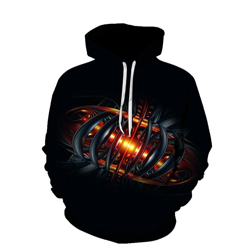 3D Digital Printing Loose Loose Hoodie Sweatshirt