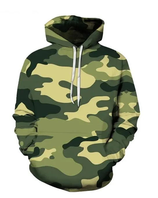 Digital printing trendy men's sweater