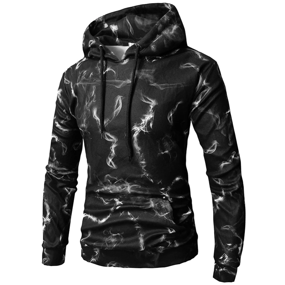 Men's 3D Digital Print Hooded Sweatshirt