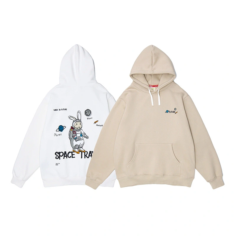 Hooded raglan sleeve pullover men's